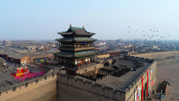 平遥古城景区。&nbsp; 来源：平遥县文旅局微信公号
