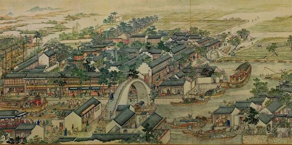 清 徐扬，《姑苏繁华图》卷（局部），辽宁省博物馆藏