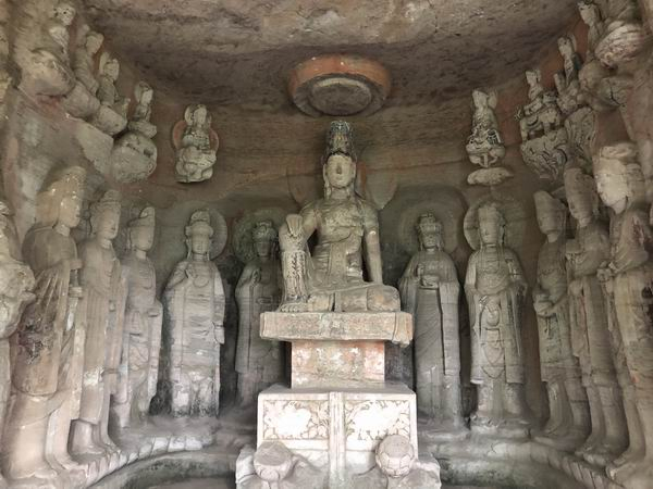 大足石刻 北山 《观无量寿佛经变相》