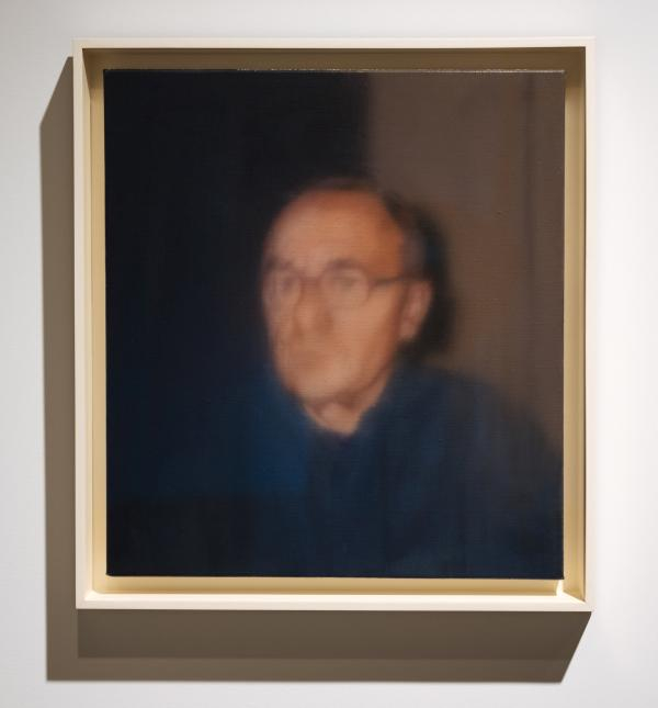 里希特，《自画像》，1996年， 艺术家源于照片模糊的作品