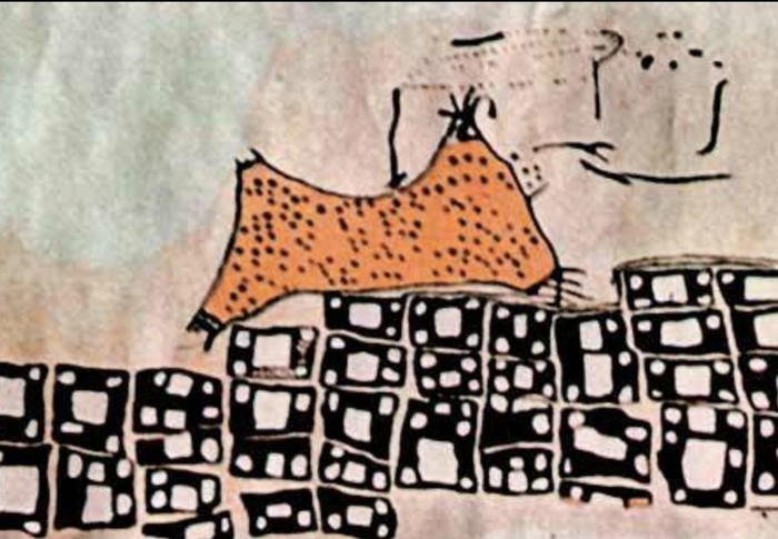 加泰土丘的地图（图片来自堪萨斯大学网站）