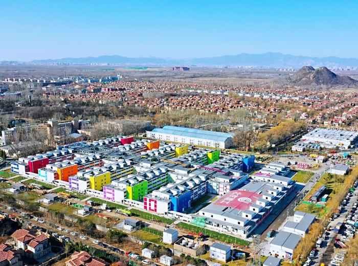 航拍小汤山医院