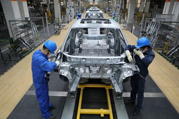 图说：上汽大众车间  来源/采访对象供图（下同）