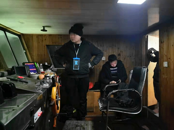 被指殴打赵亮的人。 受访者供图