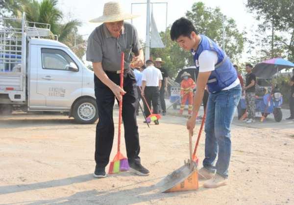 乐东全县齐动手整洁家园 助力海南健康岛建设
