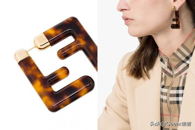 Fendi推出新耳环：3种戴法巧思藏在双F Logo里