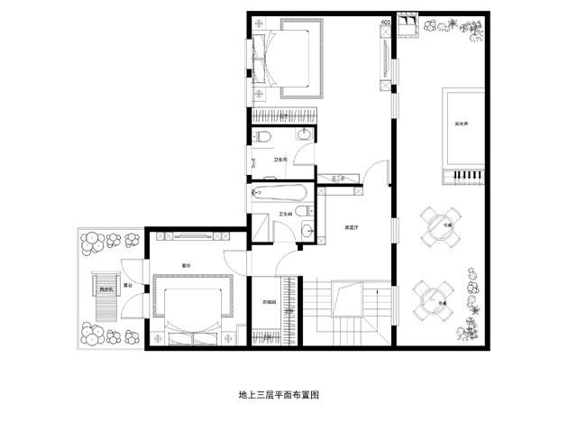 装修美图 | 西斯莱公馆 450 平米新中式风格新中式风韵 (9)张