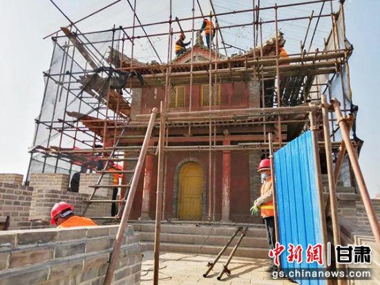 甘肃会宁会师革命遗址保护修缮开工