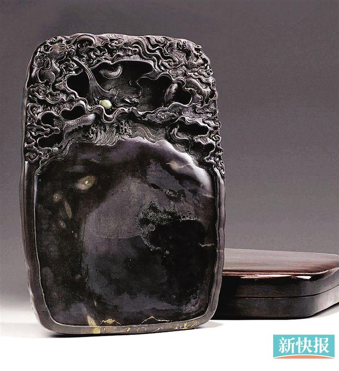 砚台古墨 可用可赏可玩 用墨苛刻 黄宾虹曾开制墨坊