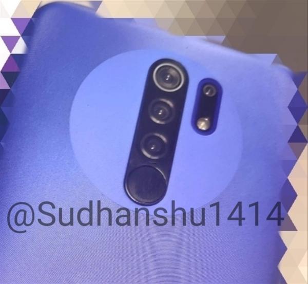 “隐藏”式背部指纹 Redmi 9真机照曝光