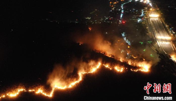 直击四川西昌森林火灾现场：林中灰烬没过脚背 风向突变致19人牺牲
