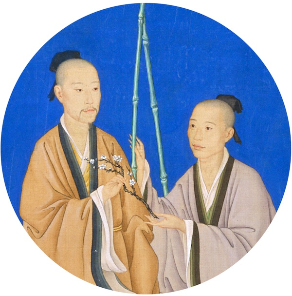 《平安春信图》局部