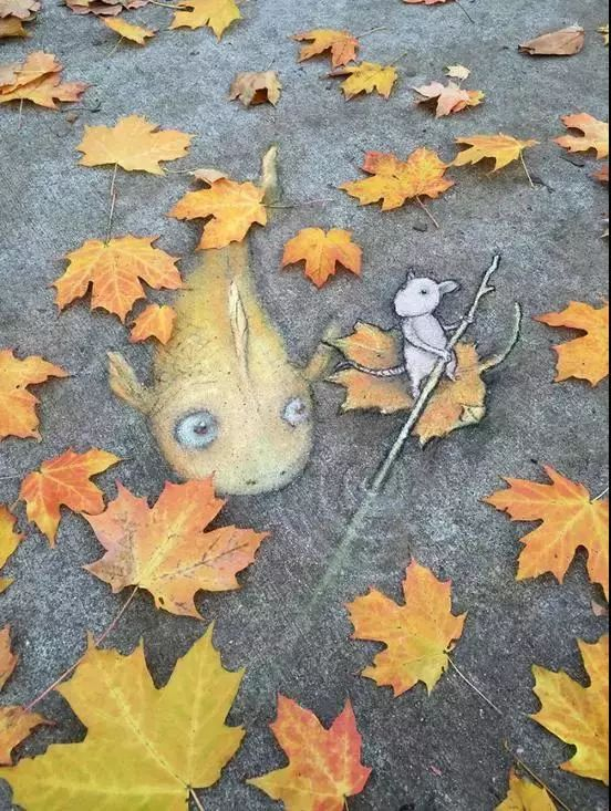 这些绝美的粉笔画和它们背后的故事，你一定想知道！(多图)
