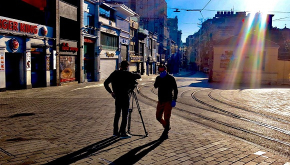  “封城”后的伊斯坦布尔。图片来源：Twitter