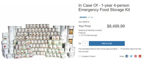 最高级的末日求生罐头套装