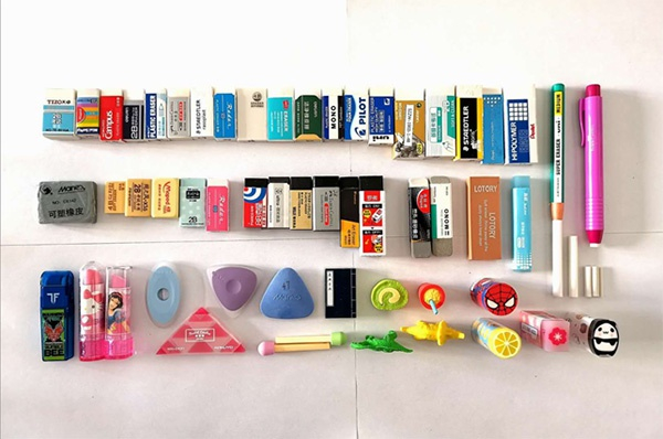 本次调查中的部分橡皮擦样品。 本文图均为 受访者 供图