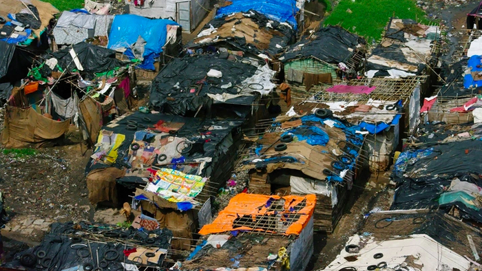 贫民窟的恶劣住房