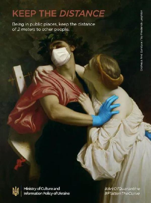 视界|名画“变身”出的口罩海报，杂志封面里的抗疫设计