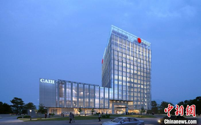 图为中国—东盟信息港小镇(研发中心)项目效果图。　中国东信供图 