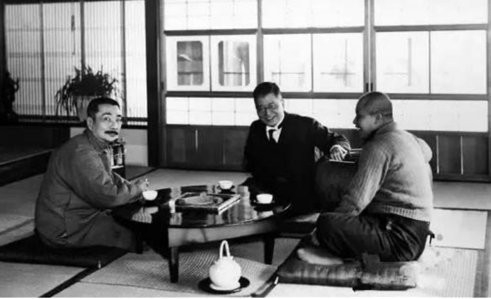 鲁迅与山本实彦（中） 图片来源：近代文学研究