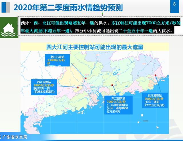 汛期内涝易发，广东部分中小河流或现20至50年一遇洪水