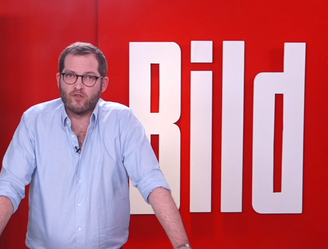 《图片报》主编莱歇尔特（视频截图）