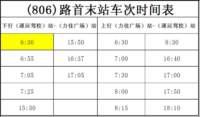 806公交车路线路线图图片