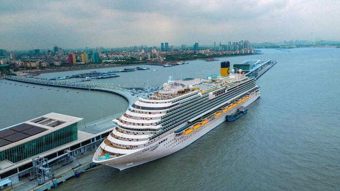 ▲资料图： 　　上海吴淞口国际邮轮港。图据Cruise Industry News