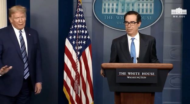 特朗普插话&nbsp; 视频截图