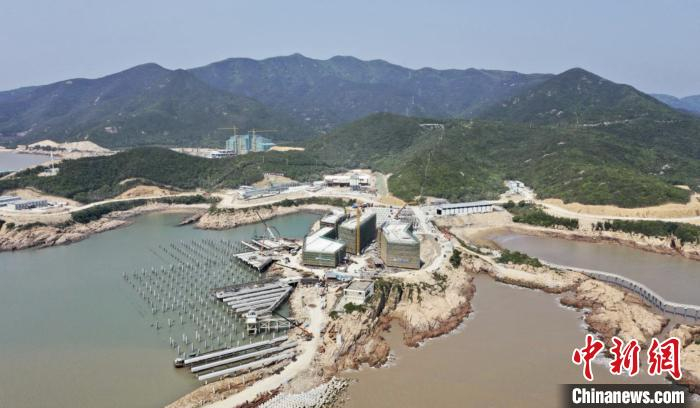 亚帆中心项目近况。　杭州亚组委供图 