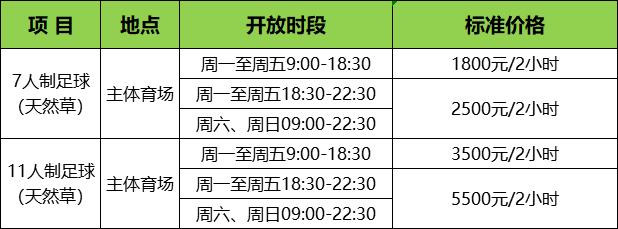 大运中心主体育场足球场恢复对外开放，支持这两种订场方式！