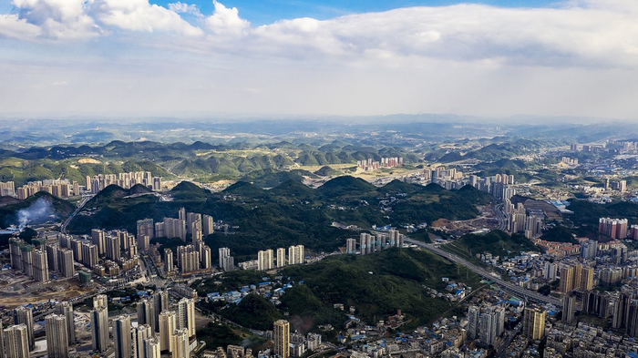 贵州遵义市。&nbsp; 视觉中国 资料图