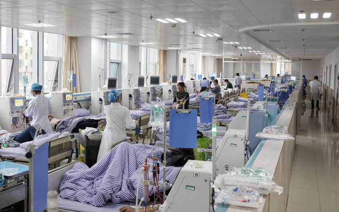 2019年5月28日，东台市人民医院血透室内。新京报记者王嘉宁 摄