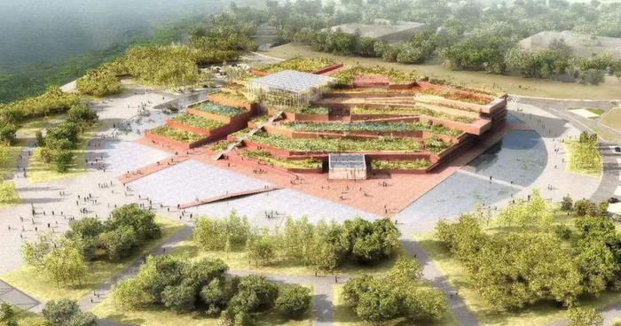 江口沉银博物馆效果图。图/微彭山