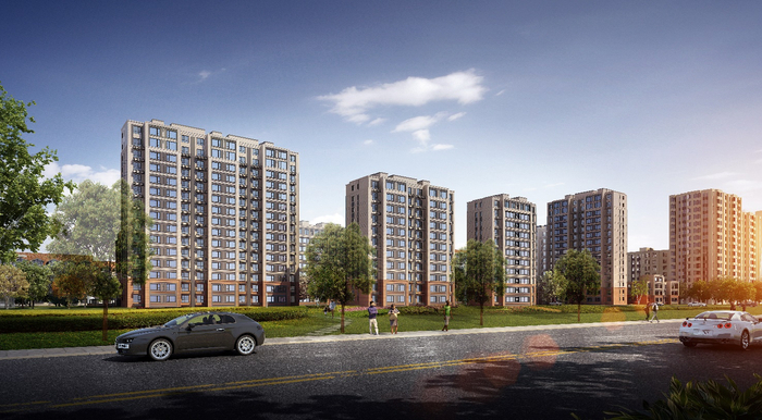 洺悦苑项目效果图。