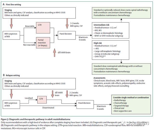 青春期后髓母细胞瘤患者诊断、治疗、和随访临床指南