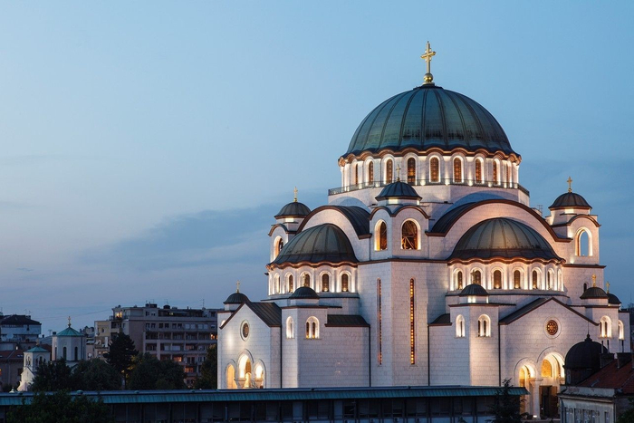 塞尔维亚的地标建筑，圣萨瓦大教堂