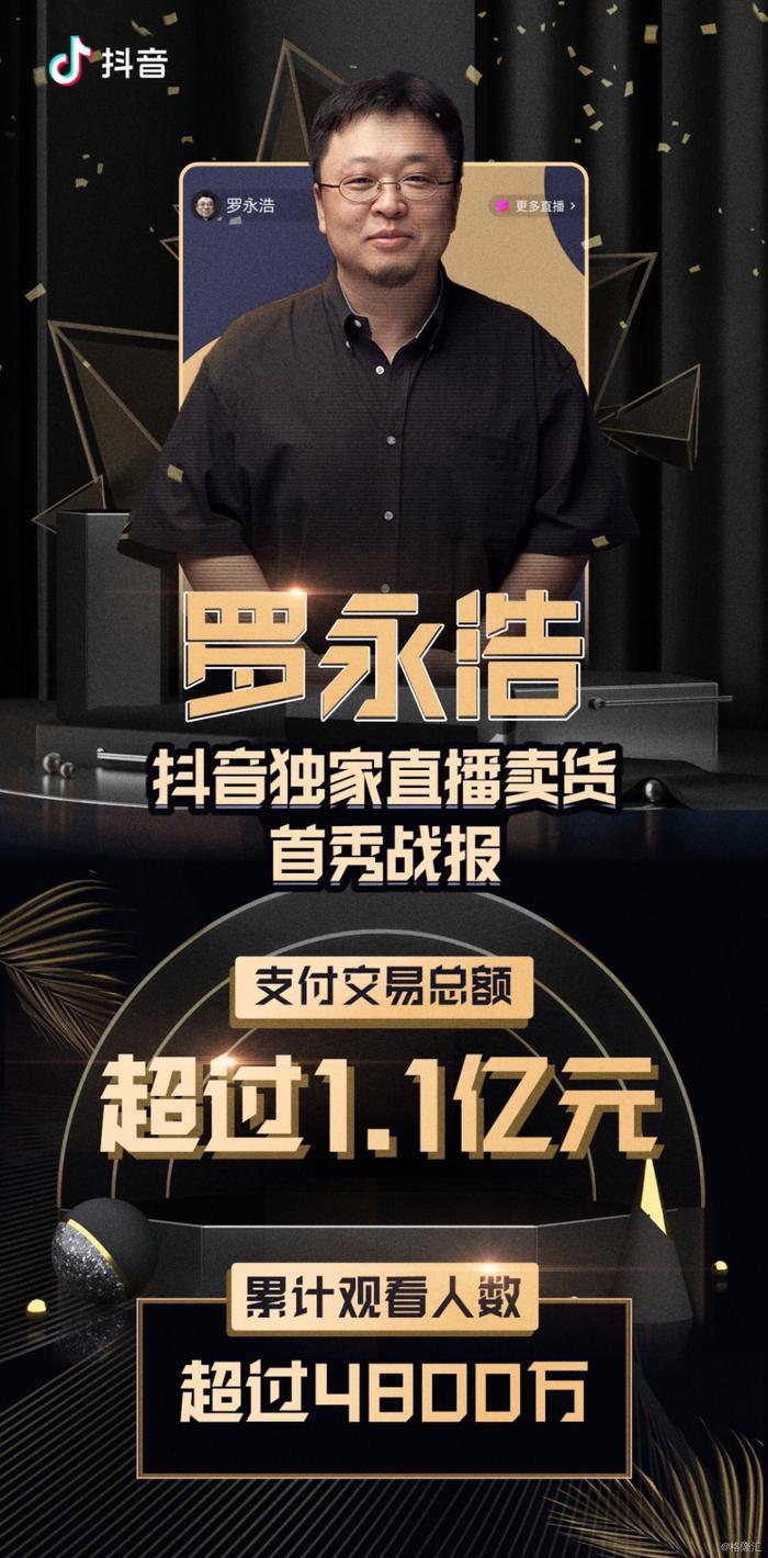 罗永浩抖音卖货=罗永浩抖音卖货是真的吗