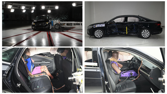 帕萨特C-NCAP侧面碰撞测试结果