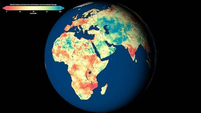 NASA发布首个全球地下水地图，帮助发现干旱问题