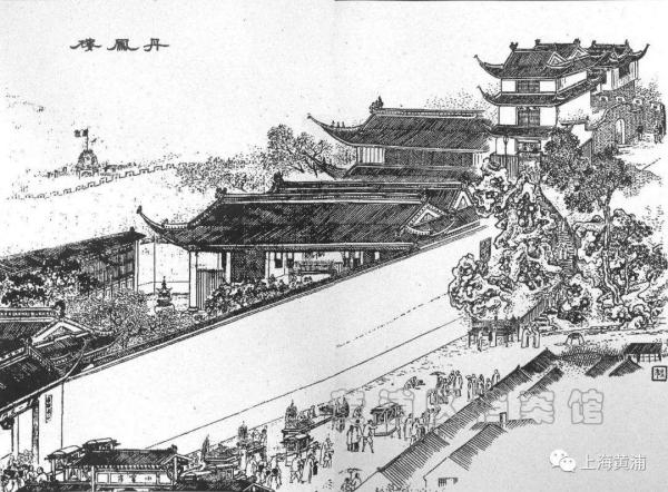 沪城八景中的“凤楼远眺”