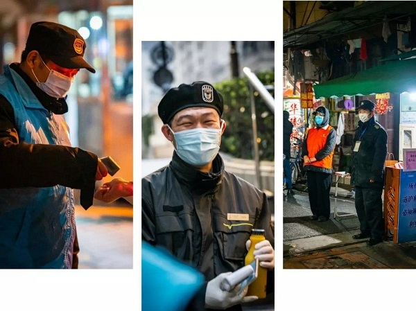 图说：默默无闻的社区“守夜人” 图片来源：采访对象供图（下同）