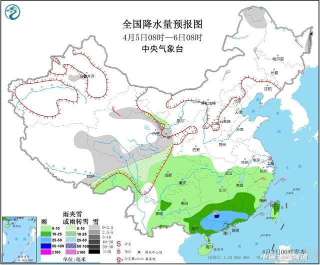 04月03日：未来三天全国天气预报