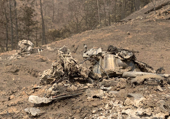 遇难扑火队员留下的遗物&nbsp;&nbsp;澎湃新闻记者胥辉&nbsp; 图