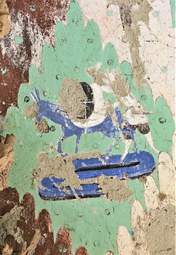 马璧龙王救商客 克孜尔石窟第13窟 主室券顶