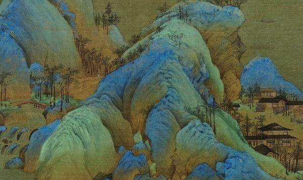 从《千里江山图》的青绿山水传统到创作《春江入海》