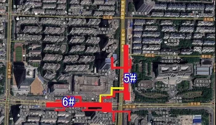 长沙地铁5号线跑起来了！内部实拍图曝光：万家丽地铁站已变“黄”！各站点出入口设在…看看有没有你家附近的！