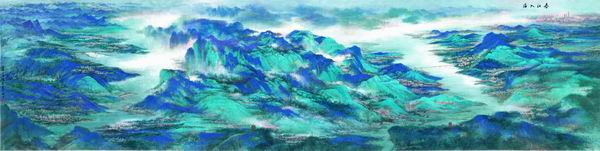 萧海春作品《春江入海》