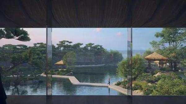 张大千艺术博物馆效果图