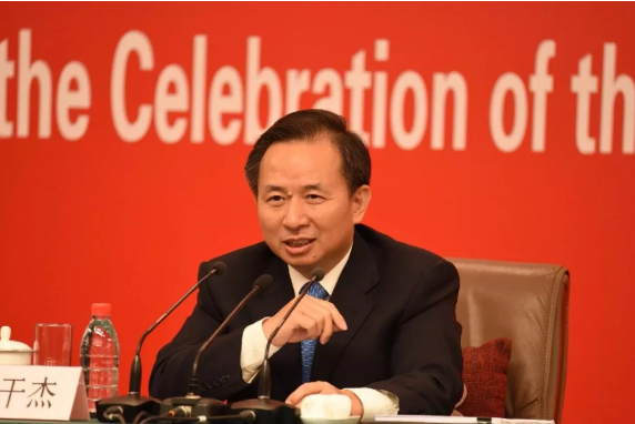 李干杰。图片来自生态环境部